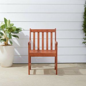 Malibu Outdoor Wood Garden Armchair
